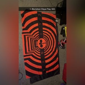 Twenty One Pilots Flags from various eras. Trench, Blurryface, and Vessel era.